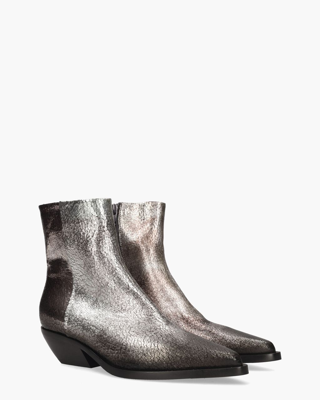 Elena Iachi E4021 Zilver Dames Enkelboots