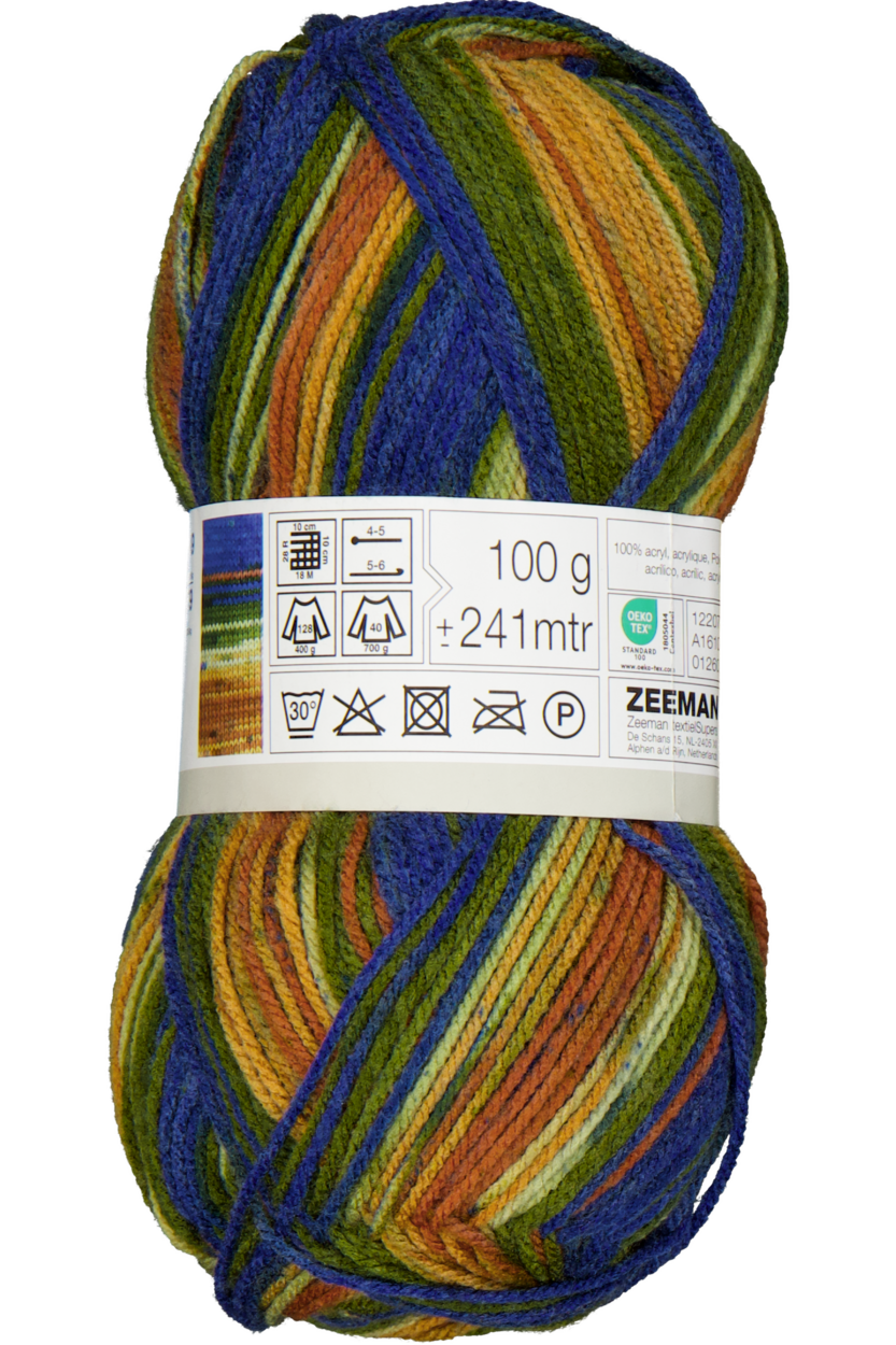 Royal batik Breigaren - Blauw