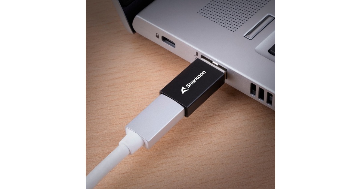 SharkoonOfficePal USB-C Adapters  (Zwart)
