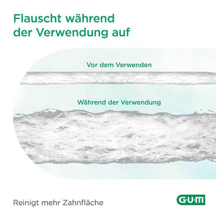GUM Expanding Floss Flausch-Zahnseide, 30 m