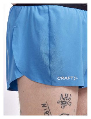Short Craft Pro Hypervent Split Bleu