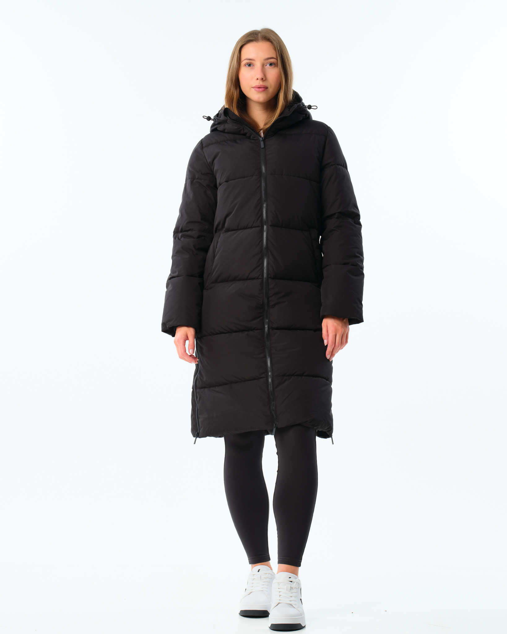 LEVITY Agnes Long Puffer Parka Black