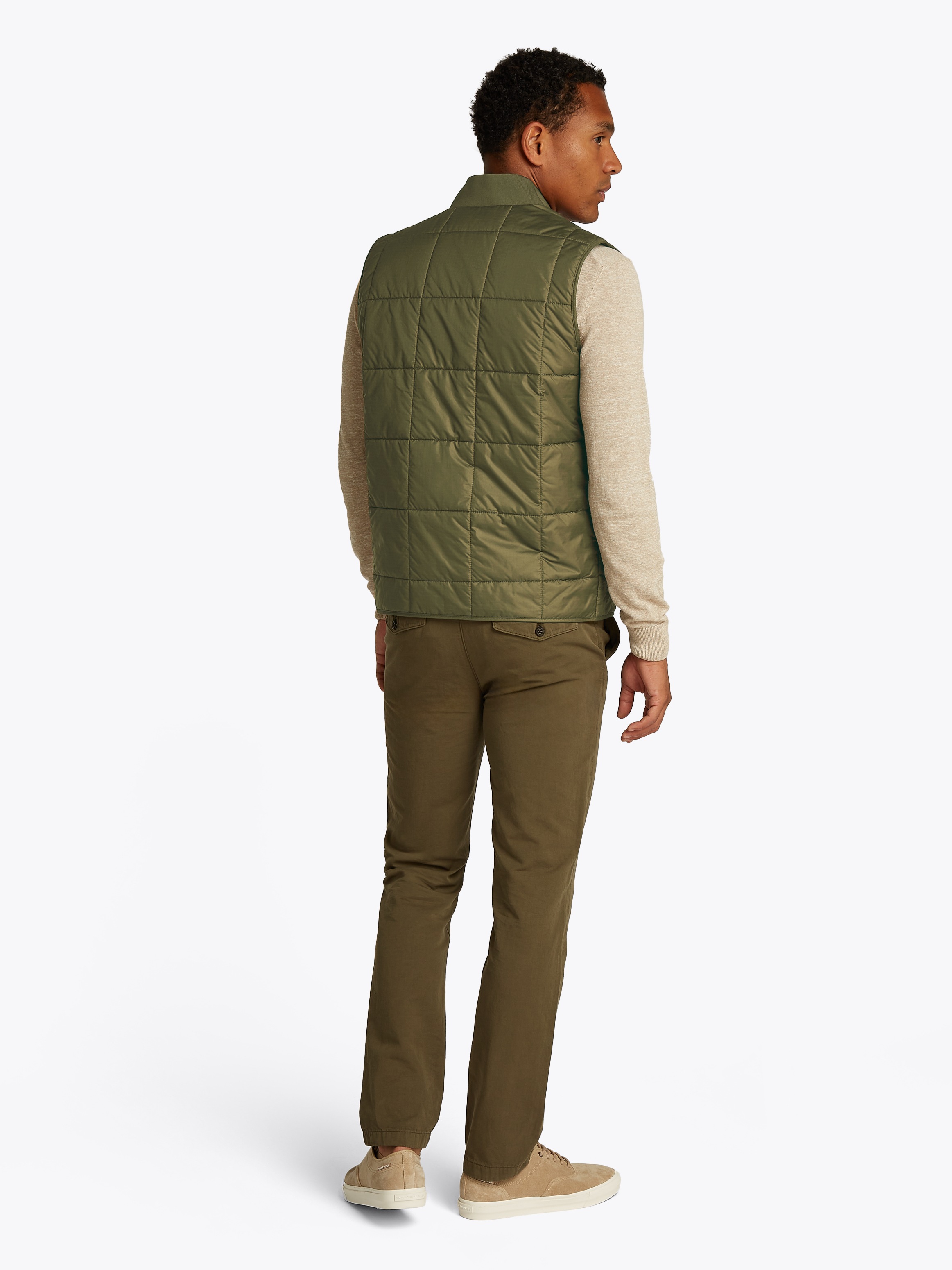 Tommy Hilfiger Steppweste »SQUARE QUILTED VEST«, Mit Rundhalsausschnitt