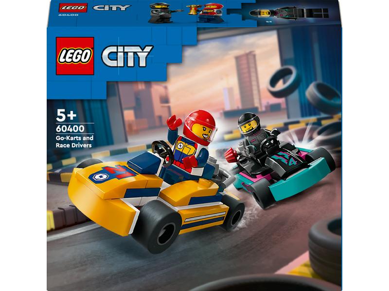 LEGO® City Go-Karts mit Rennfahrern 60400 Rennwagen-Spielset