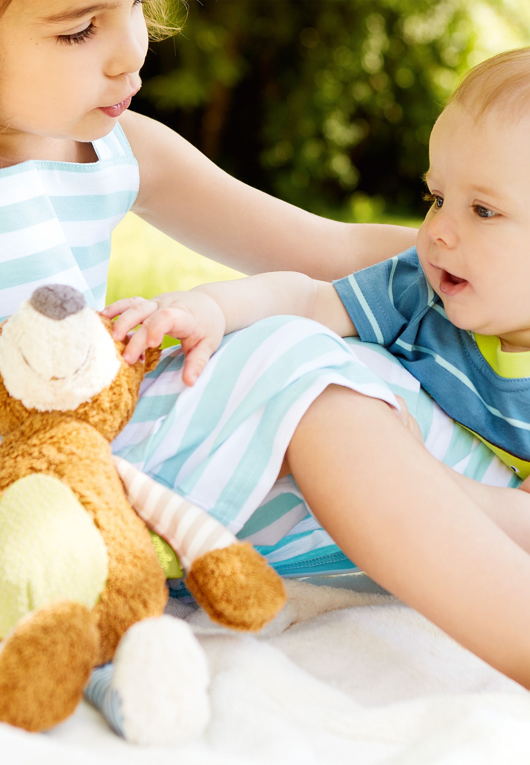 SIGIKID Kuscheltier Natural Friends Patchwork