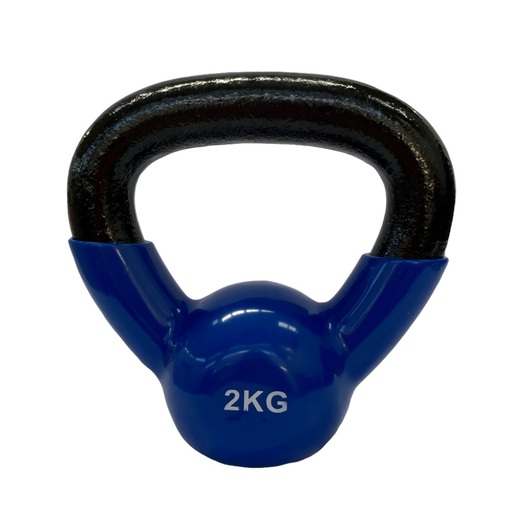 Kettlebell de vinil para fitness de luxo, 2 kg