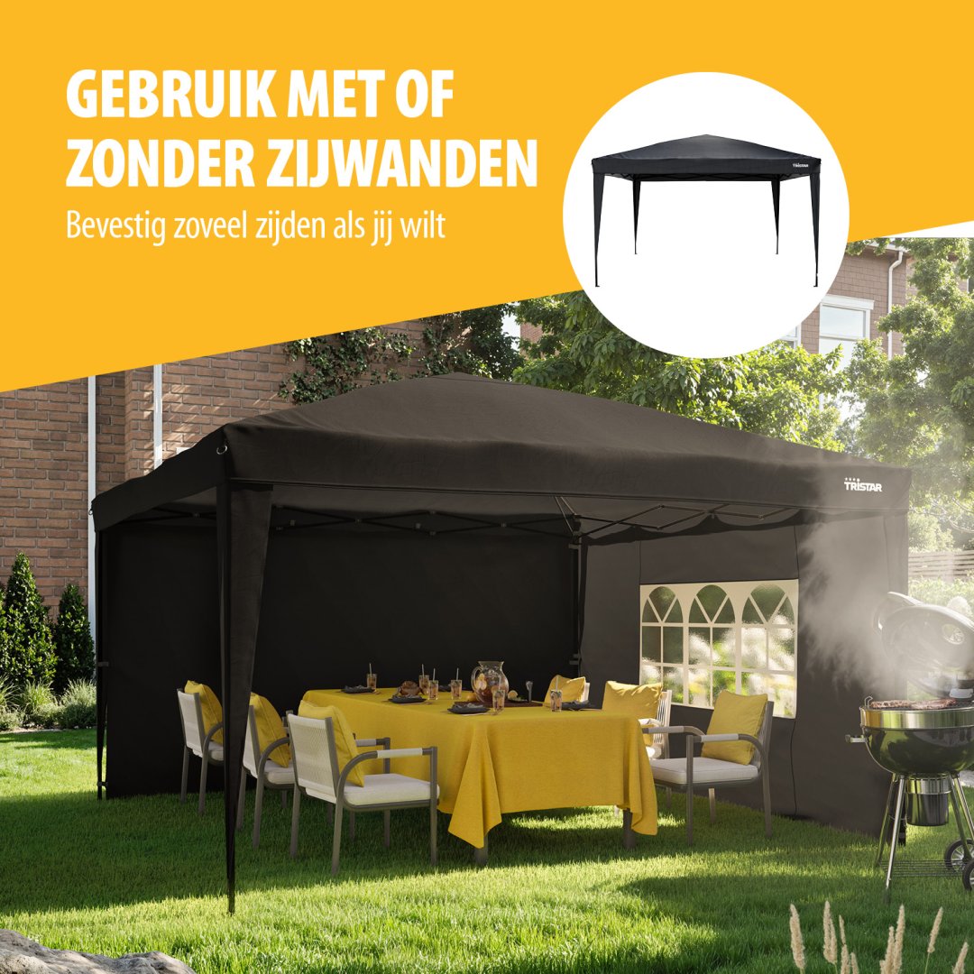 Tristar PT-7807 Easy Up partytent - 3.6 x 3.6 meter
