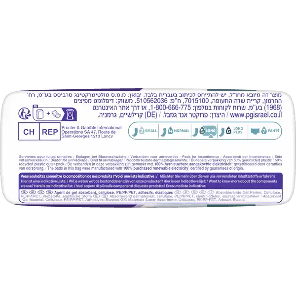 Discreet Inkontinenz Einlagen Long