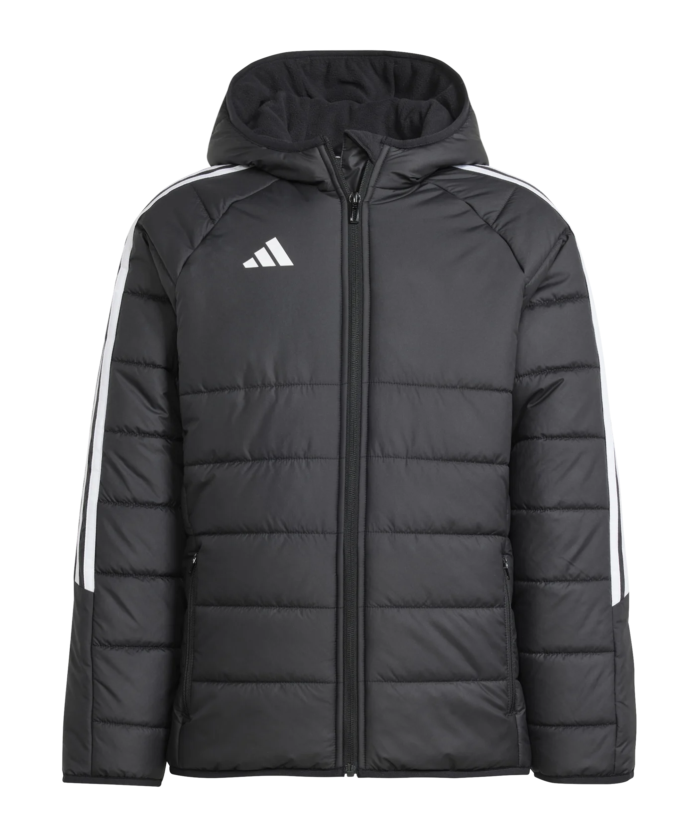 adidas Tiro 24 Winterjacke Kids Schwarz Weiss
