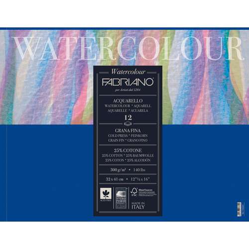 FABRIANO® „Watercolour“ Aquarellkarton