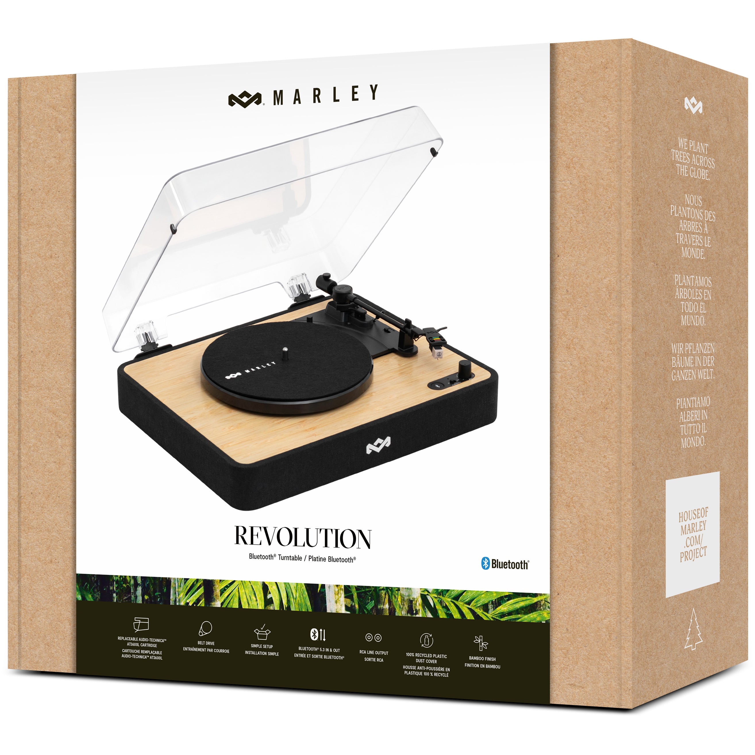House of Marley Revolution SB Bluetooth platenspeler