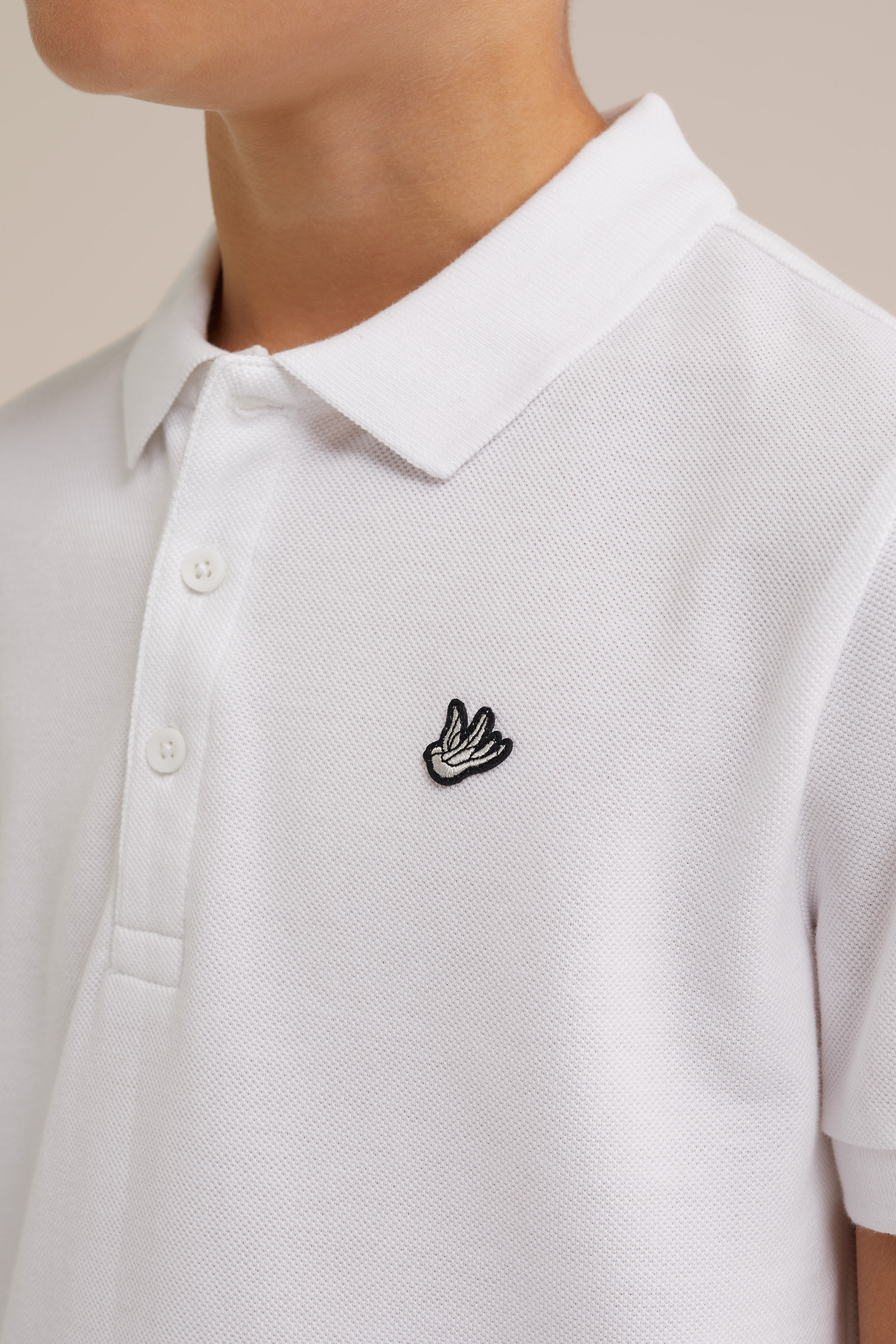 Jongens polo WE Fashion Wit