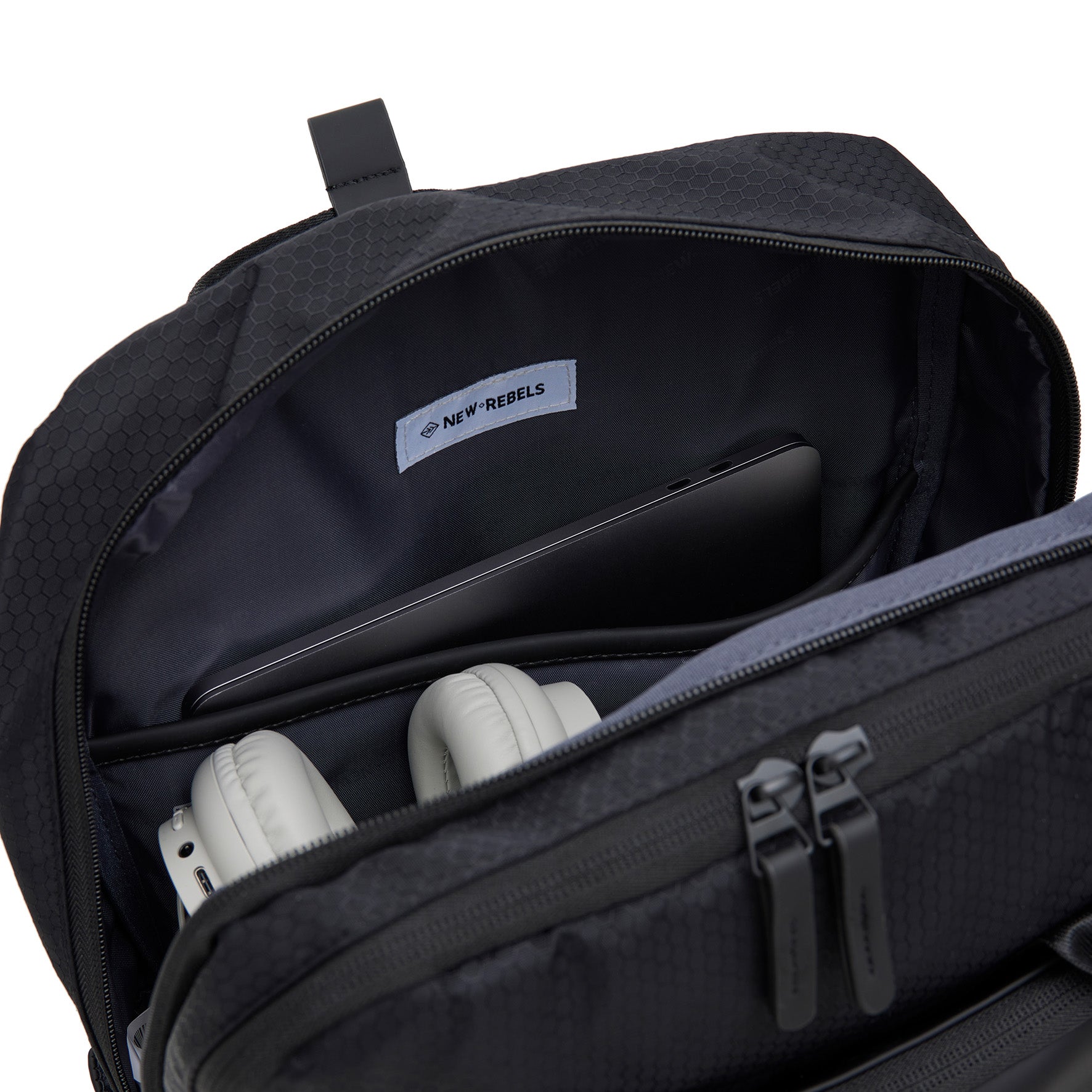Trondheim Rugzak 'Milwaukee' black Black