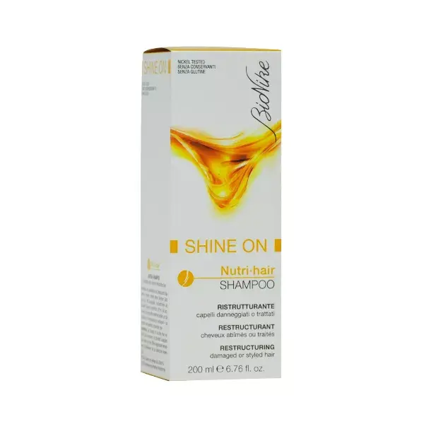 Bionike Defence Shine-On Nutri-Hair Shampoing Restructurant Cheveux Abîmés ou Traités 200ml