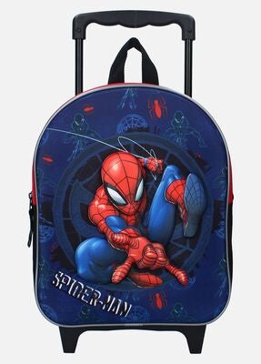 Spider-Man 3D Trolley Trillekoffert Great Escapes, Svart