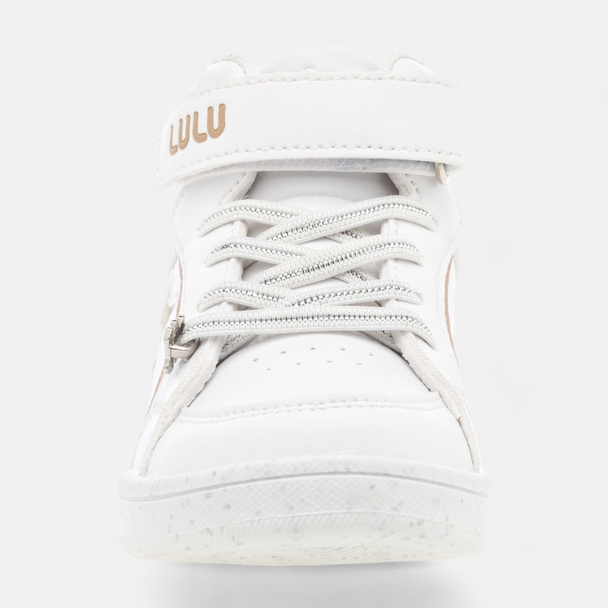 Baskets hautes Fille blanc