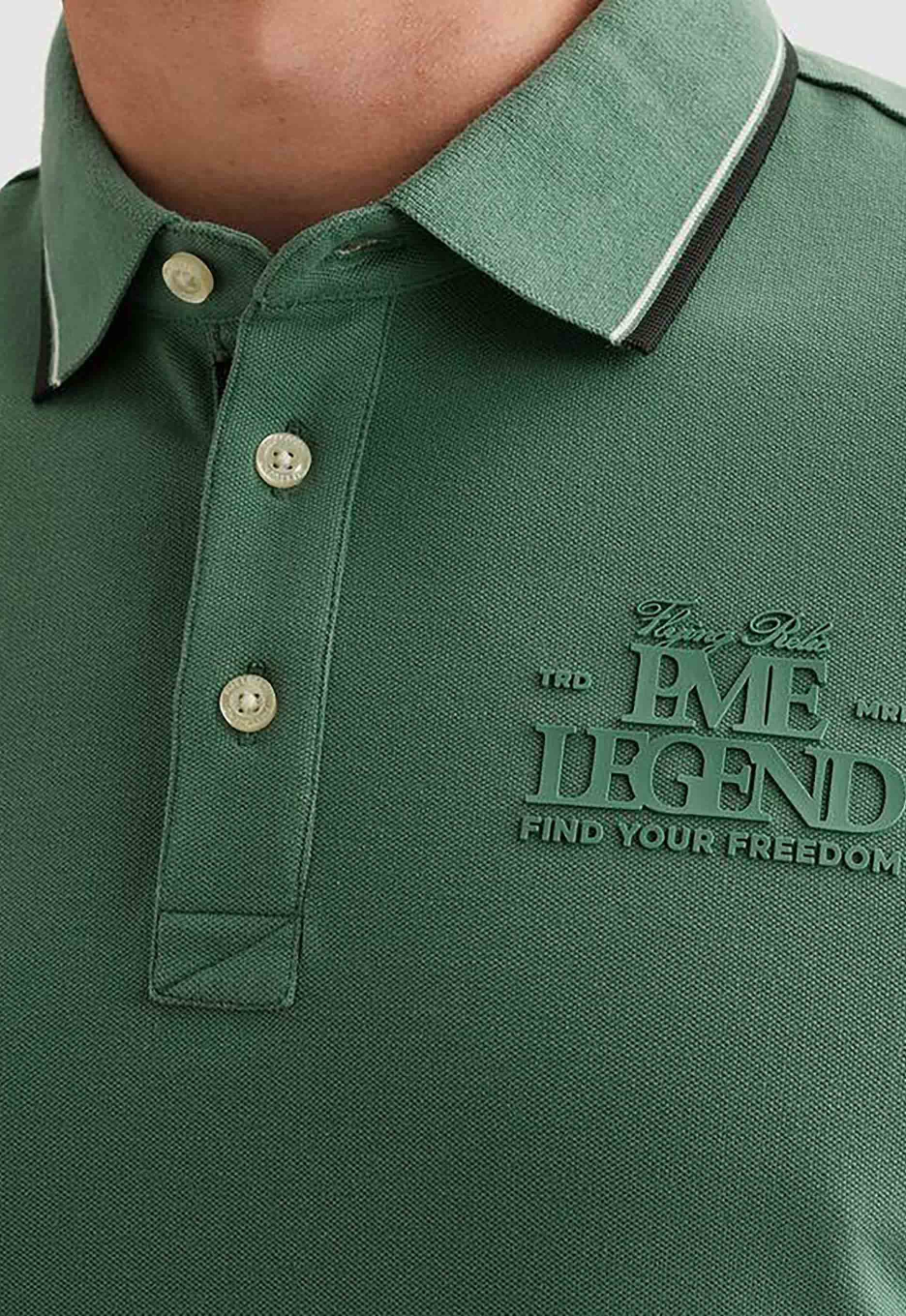 PME Legend Piqué Artwork Polo