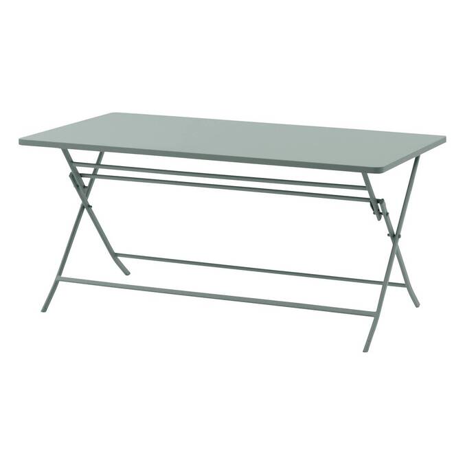 Table de jardin pliante rectangulaire GREENSBORO Vert olive