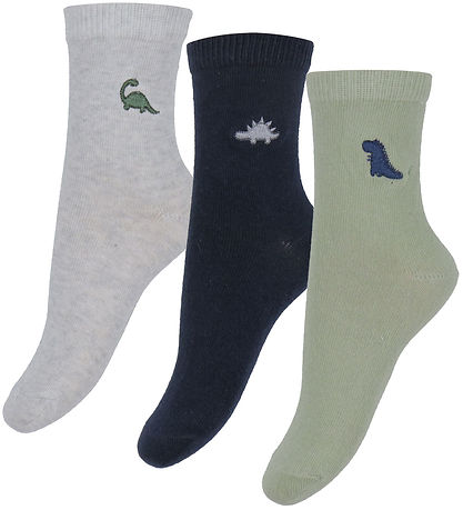 Name It Socken - 3er-Pack - NmmKäfer - Navy Blazer/Light Grey Me