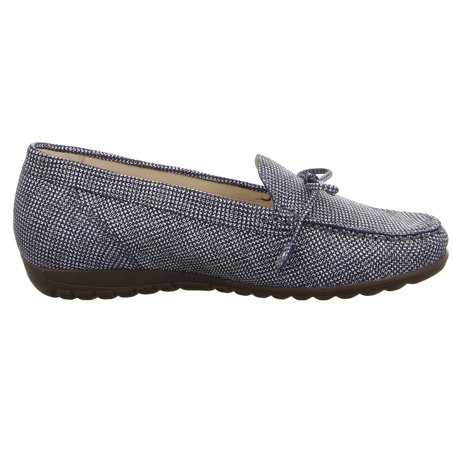Waldläufer Slipper blau blau