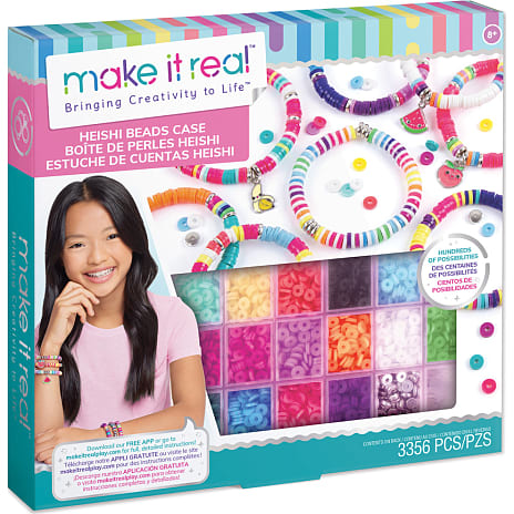 Make it real perleæske med Heishi perler