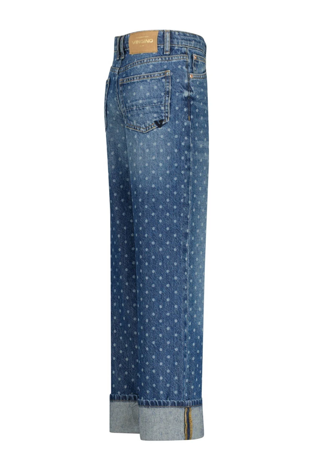 Vingino wide leg jeans medium blue denim