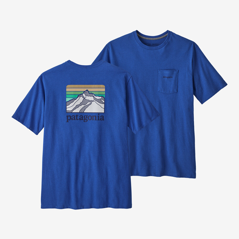 Herren Line Logo Ridge Pocket Responsibili-Tee