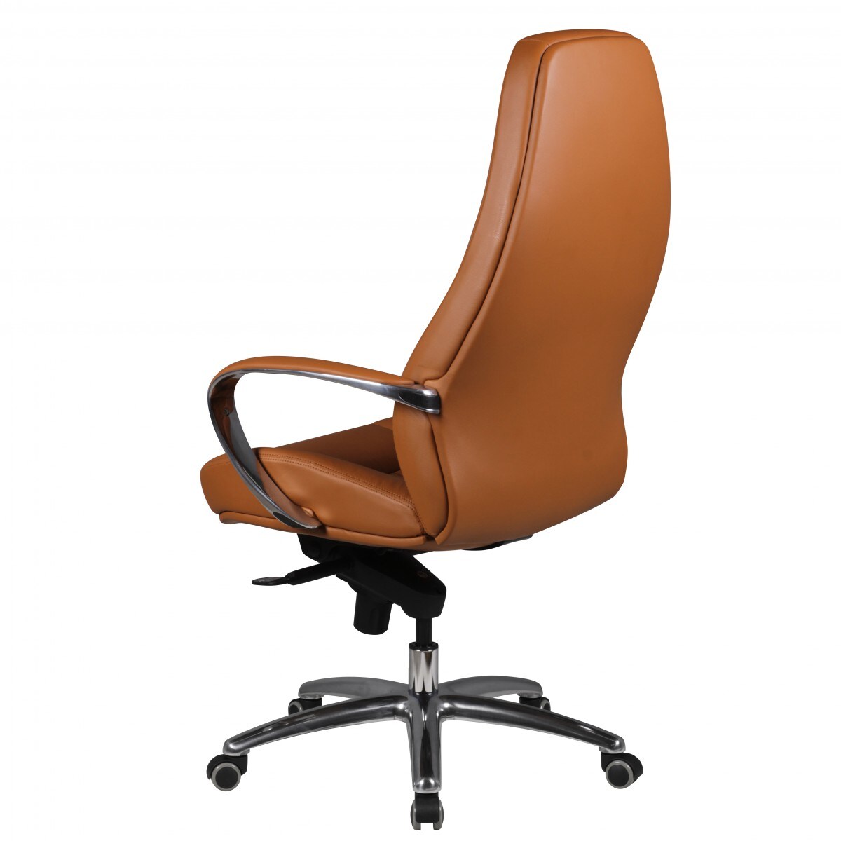 KADIMA DESIGN Chefsessel MADRID Echtleder, ergonomisch, Aluminium-Fußkreuz, bis 120 kg, 8 Stunden Sitzdauer