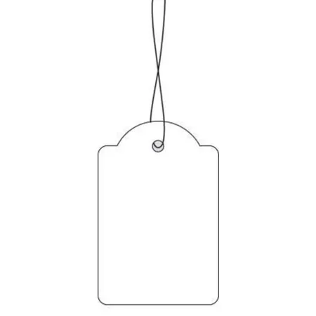 HERMA Hängeetiketten mit rotem Faden, 15 x 24mm, 1000 Stück