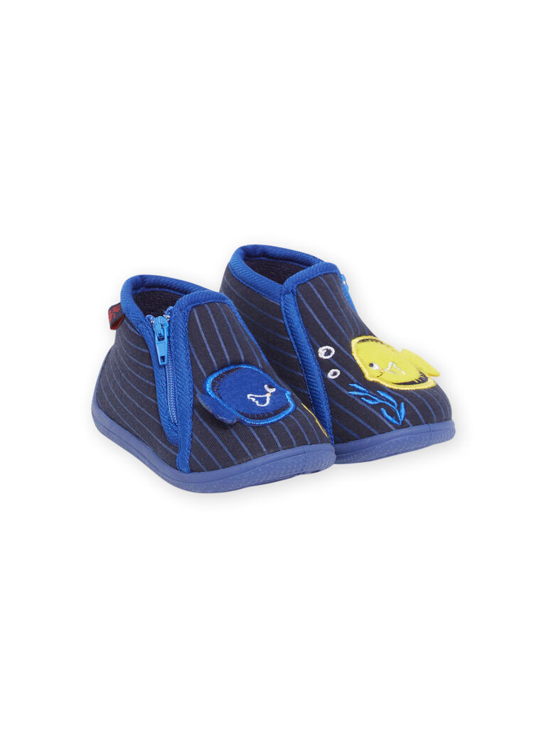 Bottillons bleu marine bébé garçon