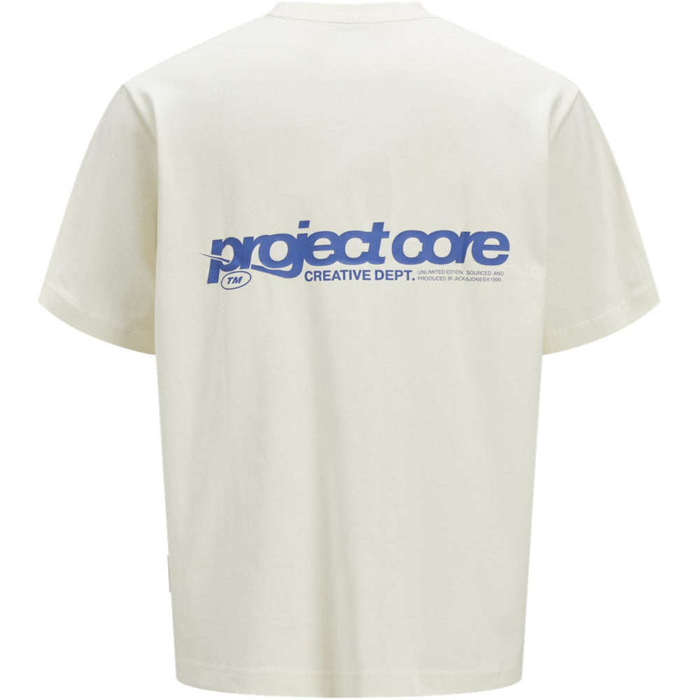 Køb Jack & Jones Junior Sweet Corn Union Back Print T-Shirt Crew Neck