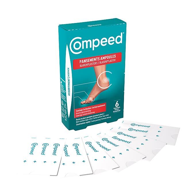 COMPEED - PANSEMENTS AMPOULES ASSORTIMENT X 6