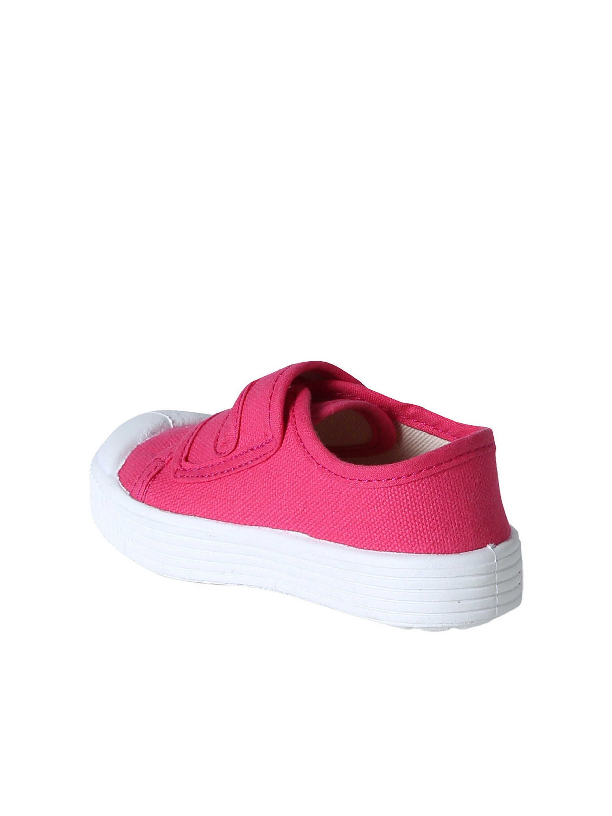 Vertbaudet Baby Stoffschuhe mit Klettriemchen fuchsia
