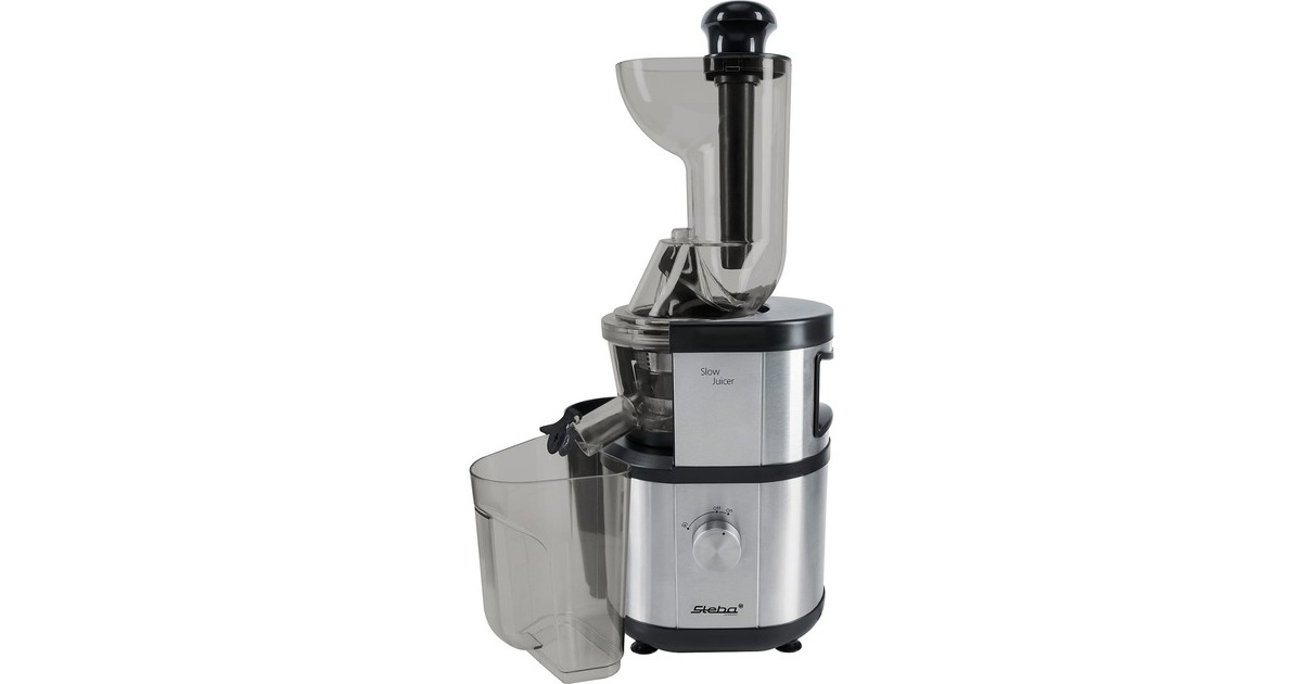 StebaSlow-Juicer E400 sapcentrifuge  (Roestvrij staal/zwart)