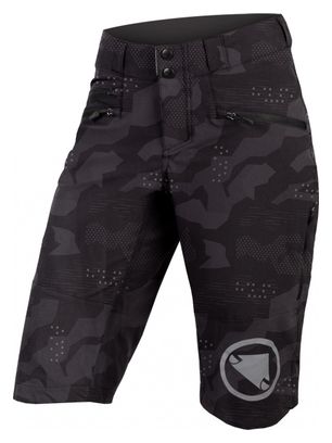 Short Femme Endura SingleTrack II Noir Camo