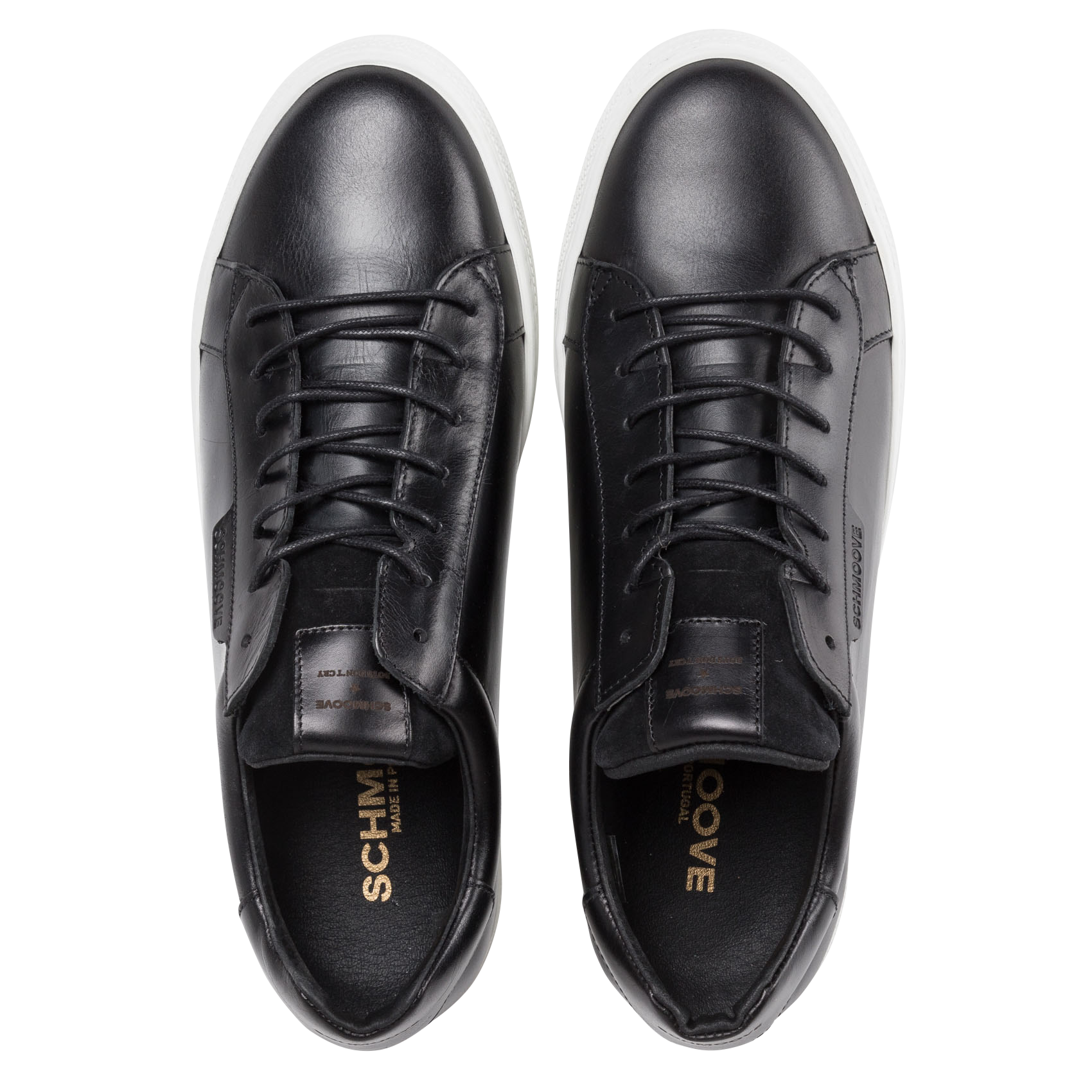 SPARK CLAY - Baskets basses en cuir lisse | Noir