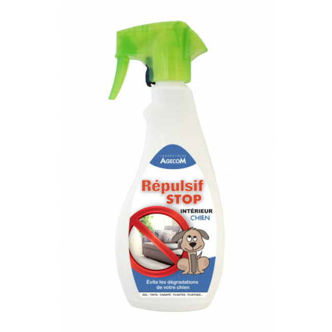 Répulsif spray d'intérieur pour chien 500 ml