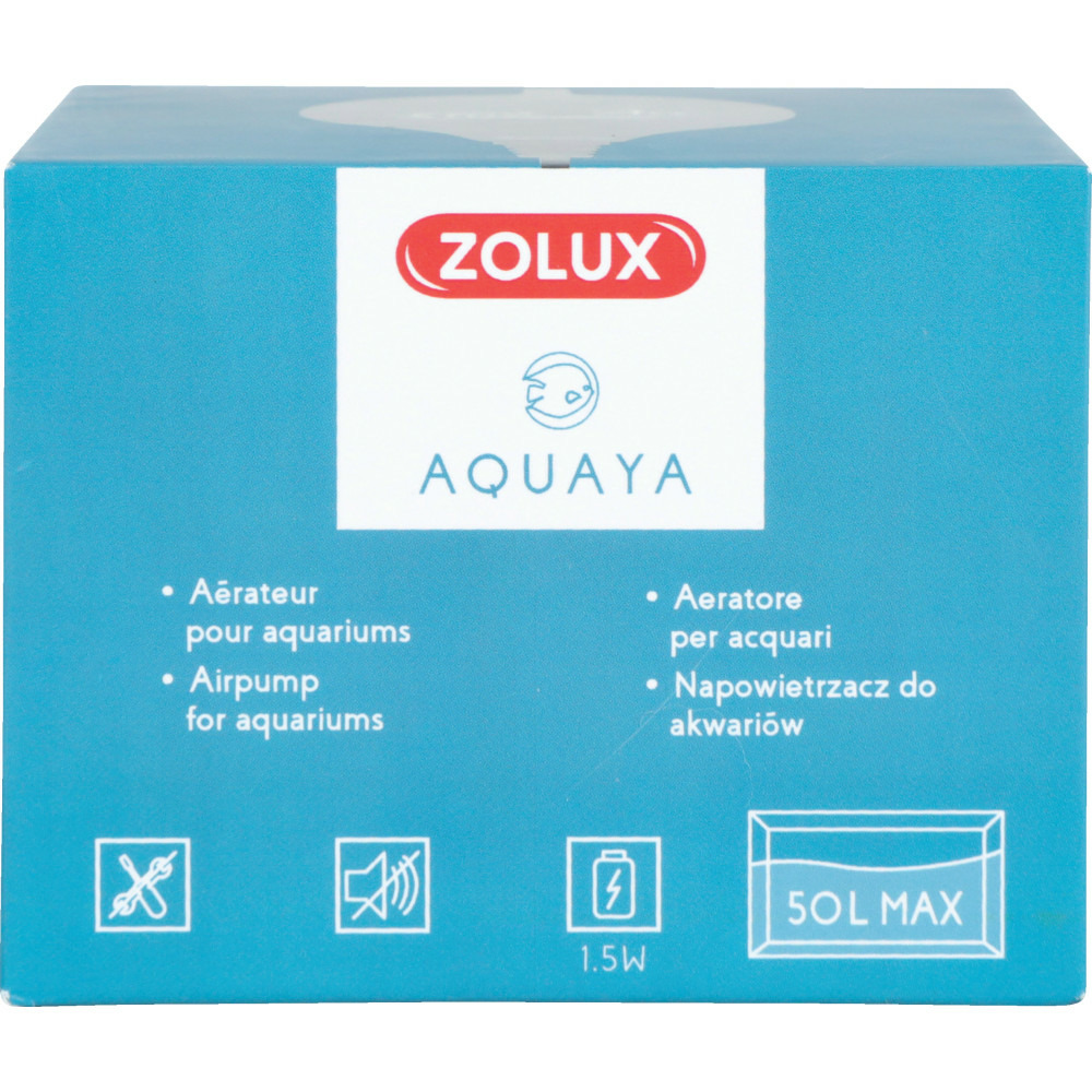Bulleur aérateur 1.5w débit 18.6 l/h vert pour aquarium max 50 litres