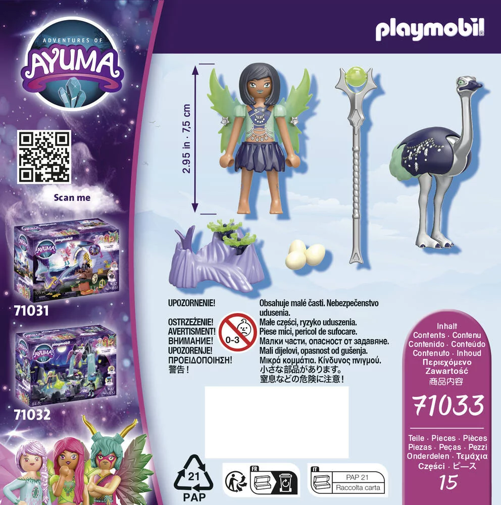MOON FAIRY AVEC ANIMAL DE CŒUR -71033