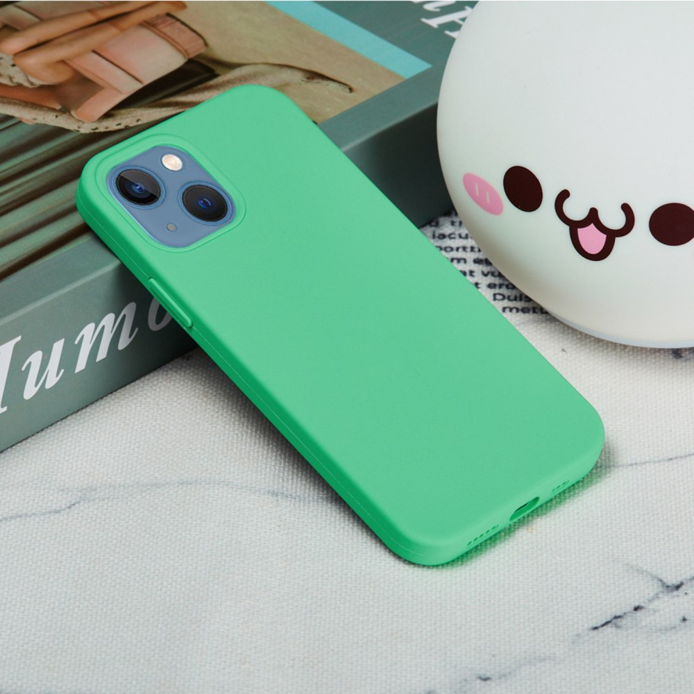 iPhone 14 Silikon Case Hülle - Türkis