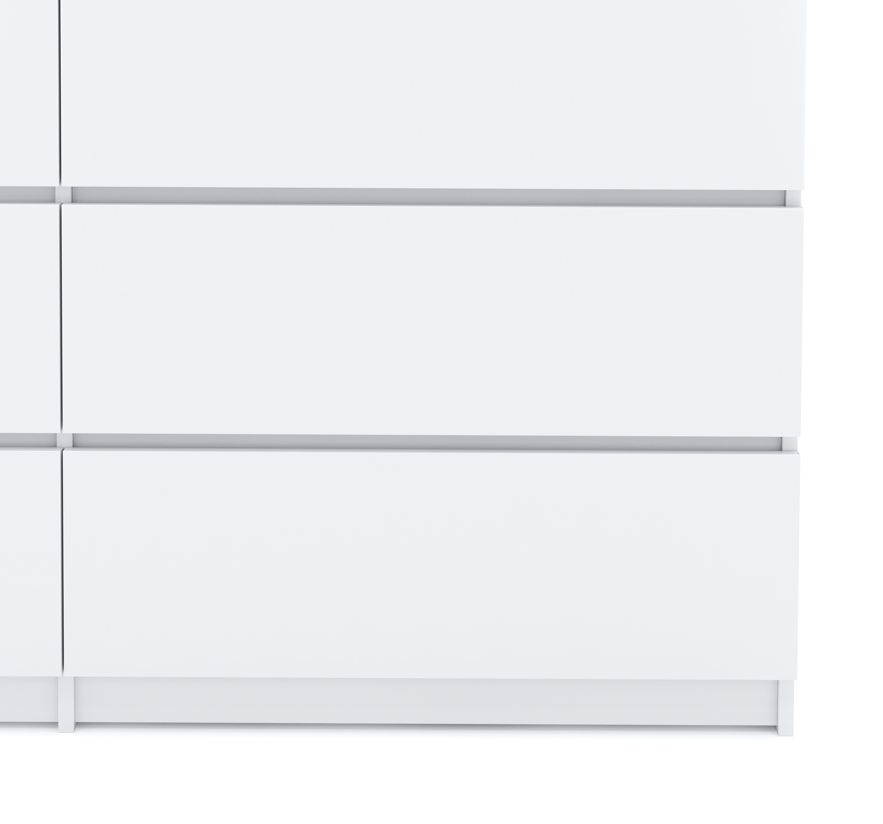 Kommode TALA 6 Schubladen 138 x 77 cm weiss