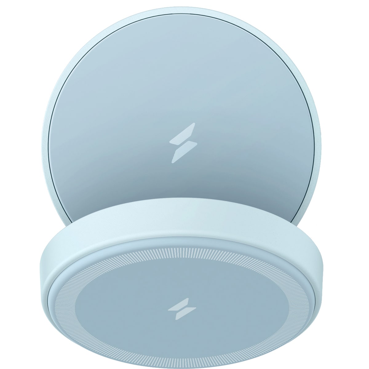 Anker PowerWave Mag-Go 2-i-1 ladestasjon (blå)