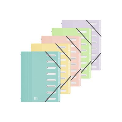 Oxford School Life - Trieur 8 positions - A4 - disponible dans différentes couleurs