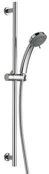 Plieger Luzon glijstangset met handdouche 3 standen   doucheslang 150cm   glijstang in blister chroom