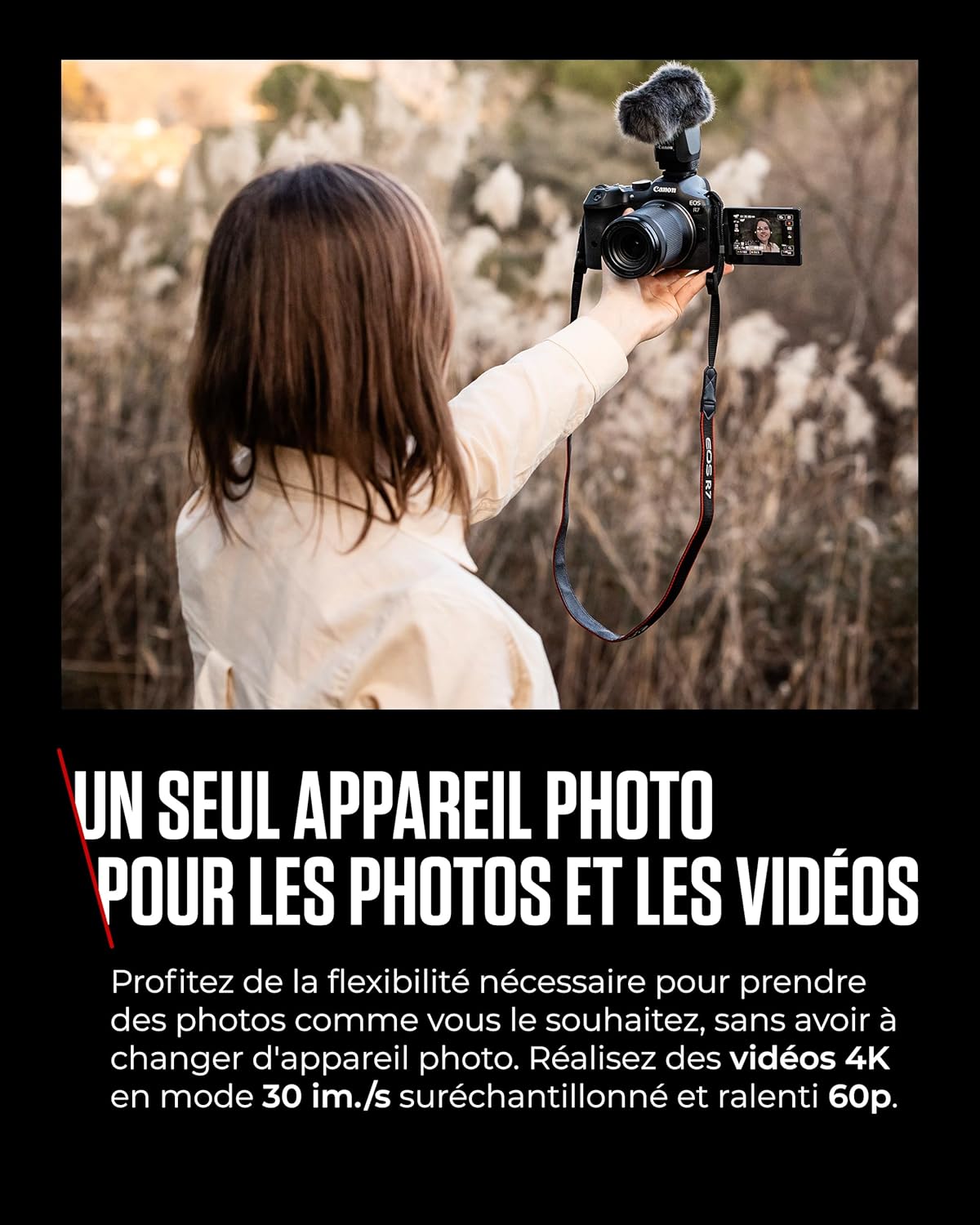 Canon EOS R7 Appareil Photo avec Objectif RF-S 18-150mm F3.5-6.3 is STM, Appareil Photo Hybride, AF CMOS Dual Pixel II, Enregistrement Vidéo 4K 60p, Prise de Vue en Continu, Bluetooth, Wi-FI, WLAN