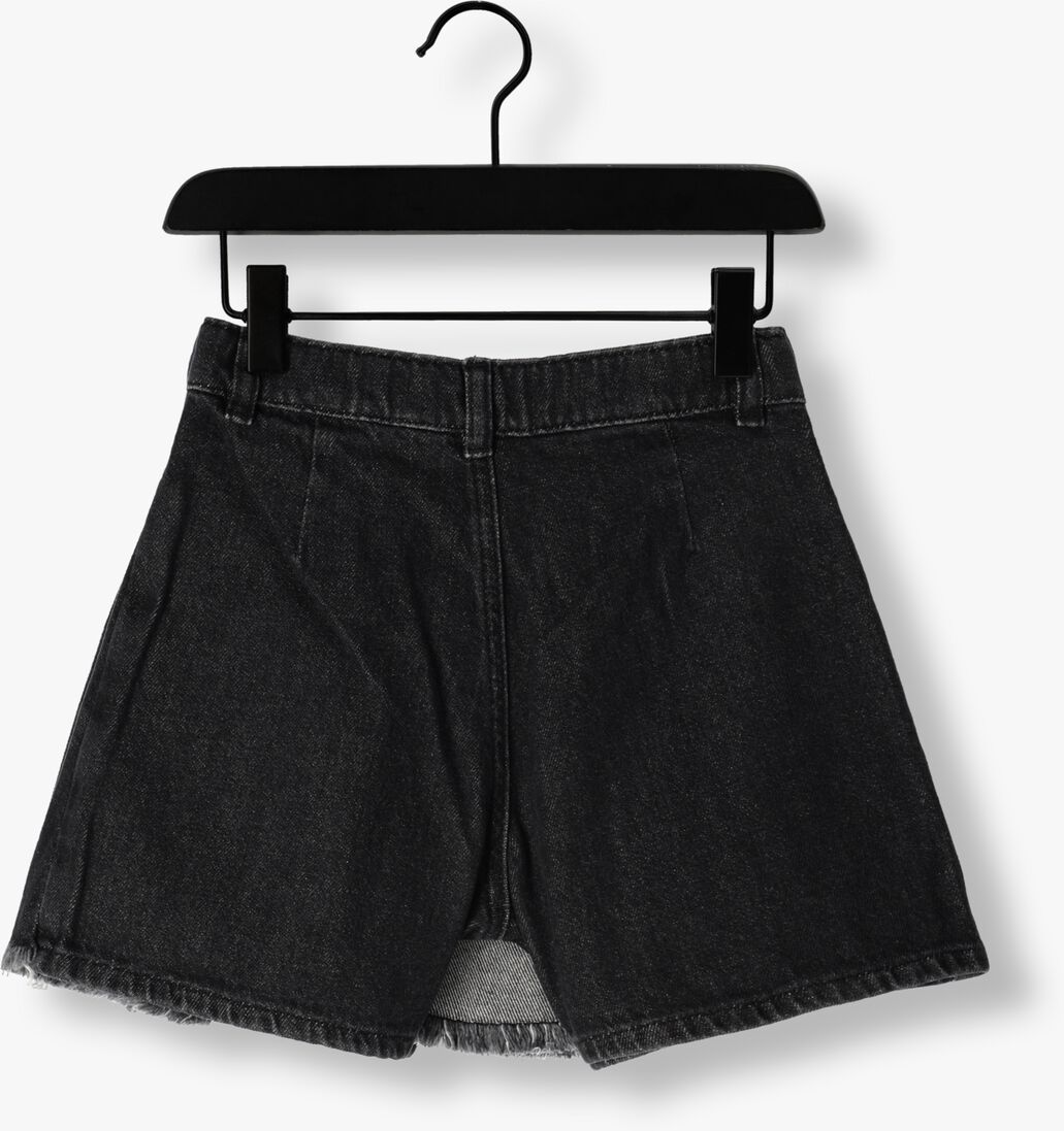 LIKE FLO zwarte like flo  denim skort with pleads