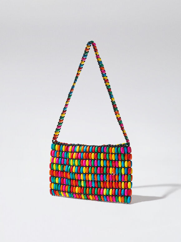 Bolsa De Hombro Madera - Multicor