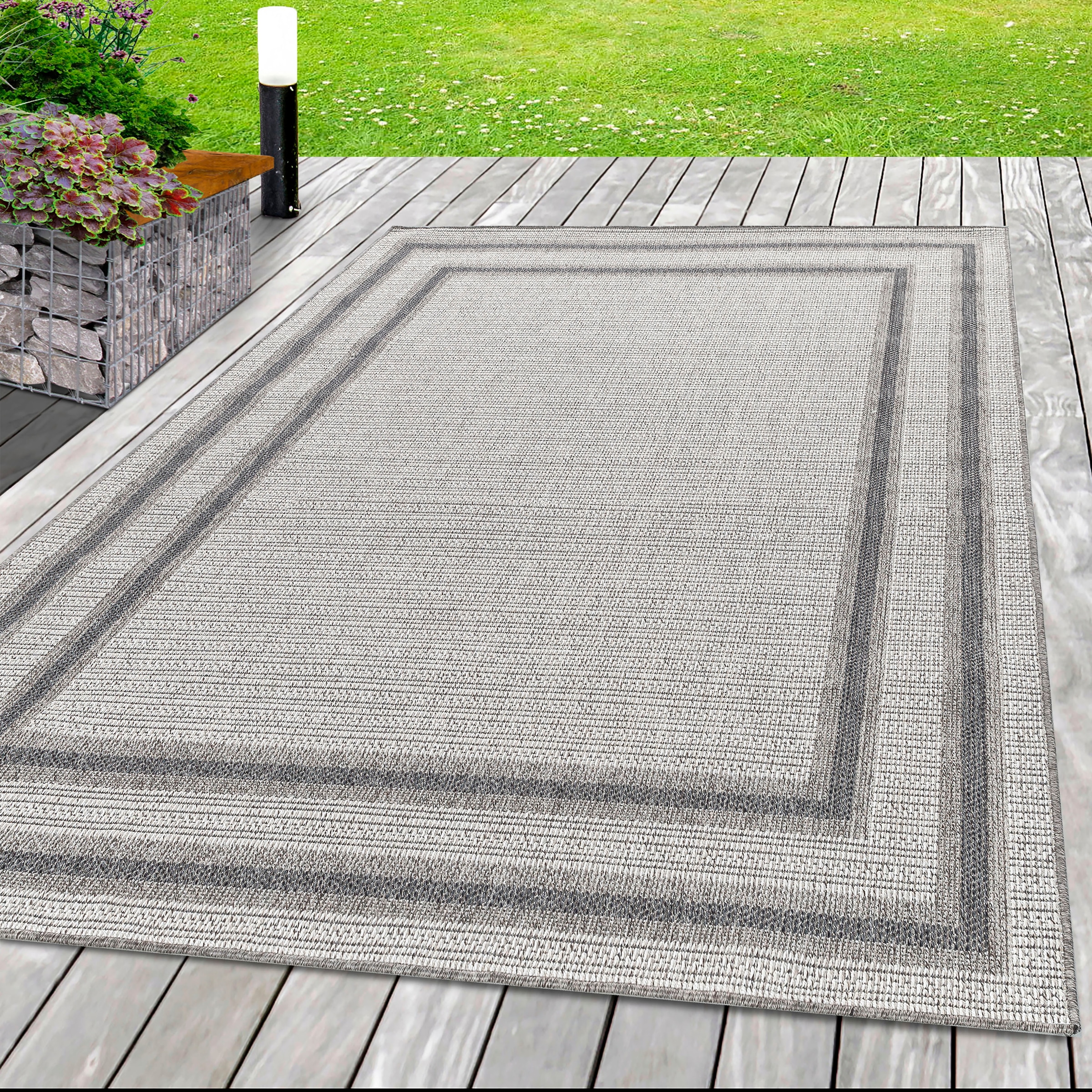 Ayyildiz Teppiche Teppich »ARUBA 4901« rechteckig 6 mm Höhe Pflegeleicht, Modern, In- und Outdoor geeignet