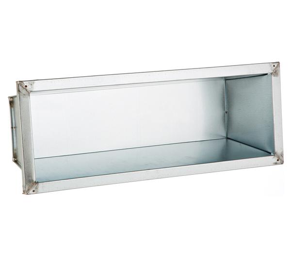 Dehner Zink-Kasten, silber, ca. B50/H13/T17 cm