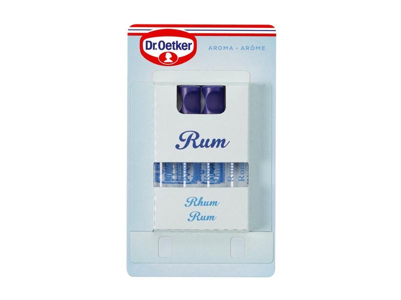Dr.Oetker Aroma Rum 8 ml Rum-Aroma für Backwaren und Desserts